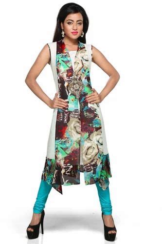 Ladies Kurti Indo Western Style Long Party Wear Kurti At Rs 1299