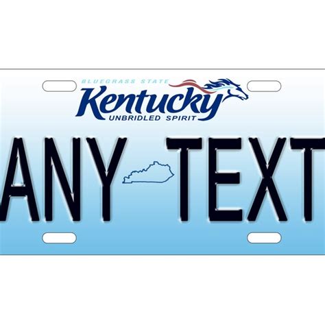 Kentucky License Plate Frame Etsy