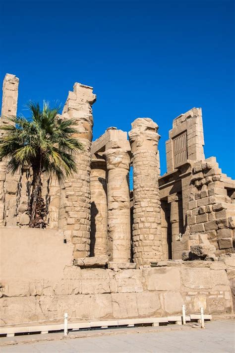 Templo De Karnak Luxor Egipto Foto De Archivo Imagen De Herencia