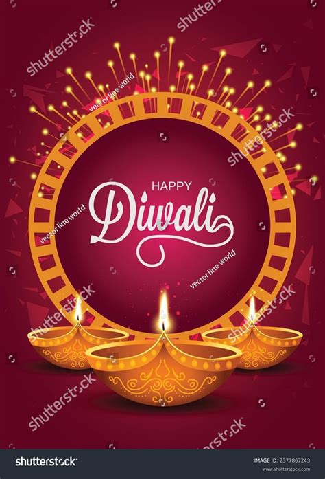 Deepavali wishes with border 로열티 프리 이미지, 스톡 사진 | Shutterstock