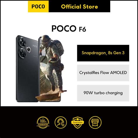 POCO F6 8 256G 12 512G Powered By Snapdragon 8s Gen 3 Global Version