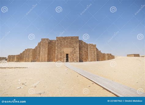 Entrance To The Mortuary Temple Near Pyramid Of Djoser In Saqqara