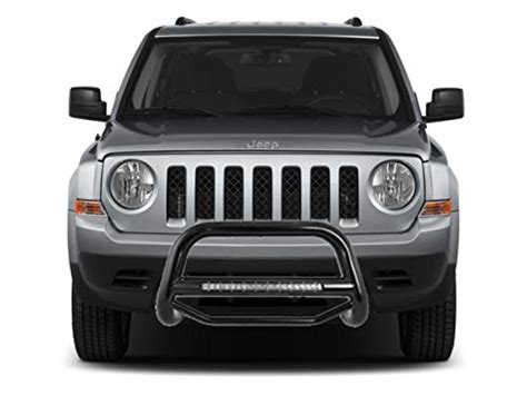 Black Horse Max Beacon Bull Bar Compatible With 2008 2017 Jeep Patriot