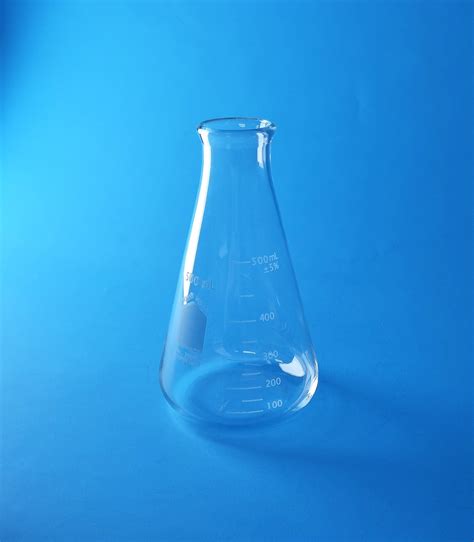 Pyrex® Heatproof Conical Erlenmeyer Flask With Heavy Rim Narrow Neck 500ml Pack Of 2 Labdirect