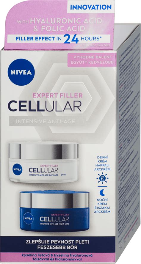 NIVEA Hyaluron Cellular Expert Filler zpevňující denní noční krém