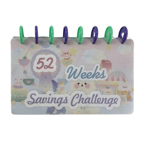 Week Savings Challenge Budget Book Binder Fun Saving Money Budgets