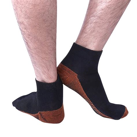 Cfr Copper Compression Socks Women Men Seamless Toe Low Cut Socks