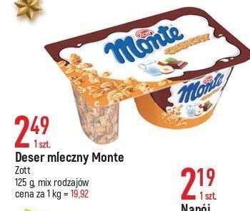 Promocja Deser Mleczno Czekoladowy Z Orzechami I Musli Zott Monte