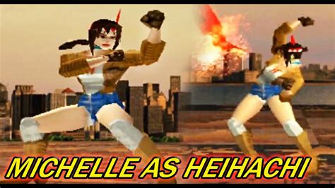 Tas Michelle With Heihachi S Moves Gameplay Tekken Arcade