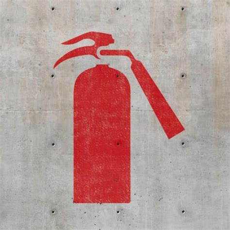 Fire Extinguisher - Safety Stencils - Industrial Stencils – StencilsLAB Wall Stencils