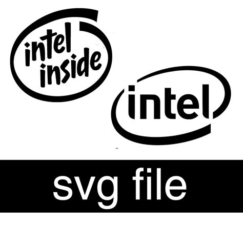 Intel And Intel Inside Svg Etsy