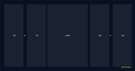 React Resizable Panels Examples CodeSandbox