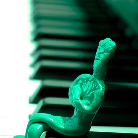 Blu Tac Piano Miniatures Green Baby Recordings