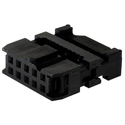 IDCEC 10 Conector Box Header Ejetor 10vias 180 I03612 Metaltex