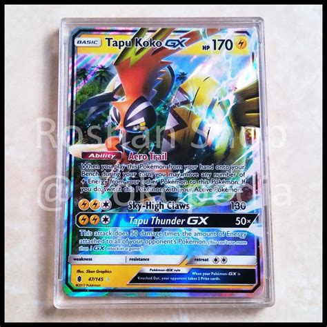 Jual Best Deal Tapu Koko Gx Kartu Pokemon Cards Original