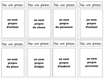 Nature Des Mots Noms Propres Et Noms Communs By FLS Made Easy TpT