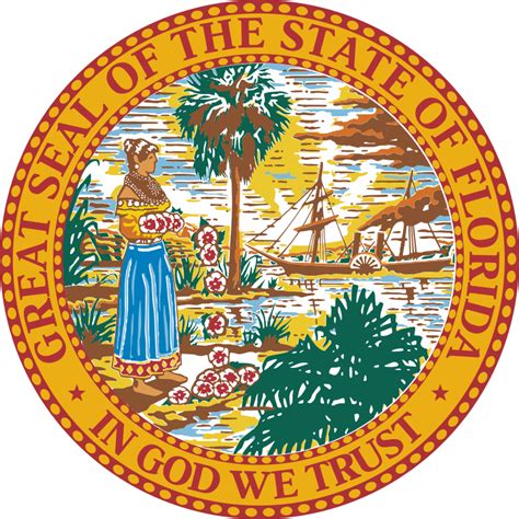 Florida State Seal Decal - Military Graphics