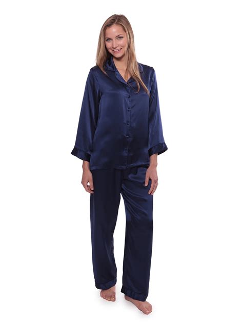 Texeresilk Womens Luxury Silk Pajama Set Beautiful Sleepwear T