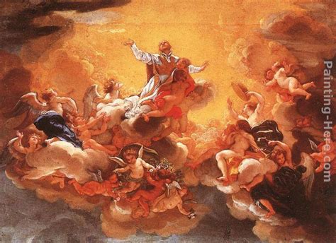 Baciccio Apotheosis of St Ignatius painting | framed paintings for sale