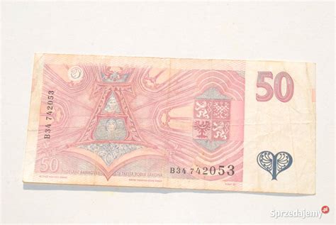 Stary Banknot 50 Koron Czeskich Czechy 1994 Unikat Cieszyn Sprzedajemy Pl