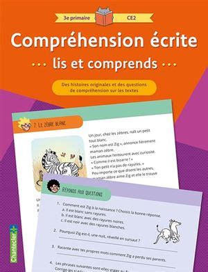 Compréhension écrite lis et comprends 3e primaire CE2 des