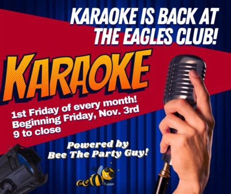 Karaoke Night @ Eagles Club - Visit Kearney Nebraska