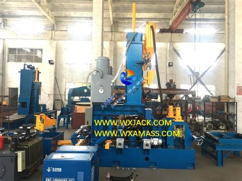 In T I H Beam Fabrication Machine Assembly Welding Straightening