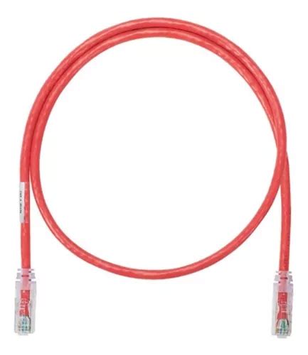 Patch Cord Categoria 6 Cable Parcheo Red Utp 2 Metros Rojo Meses Sin