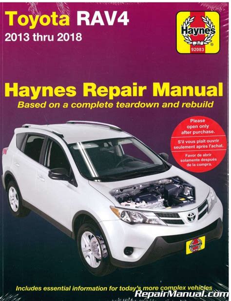 Haynes Toyota Rav Auto Repair Manual