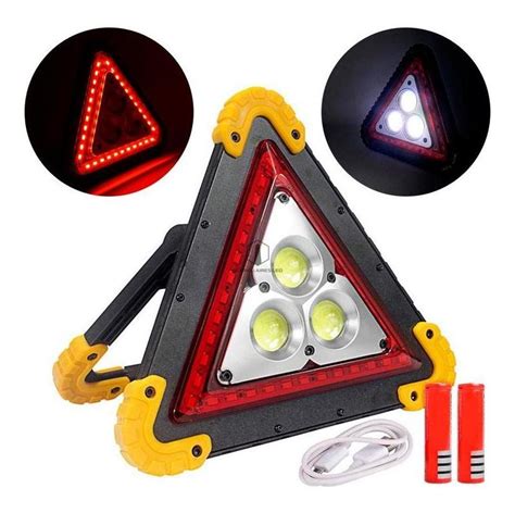 Baliza Led 30w Auto Linterna Triangulo Seguridad Emergencia