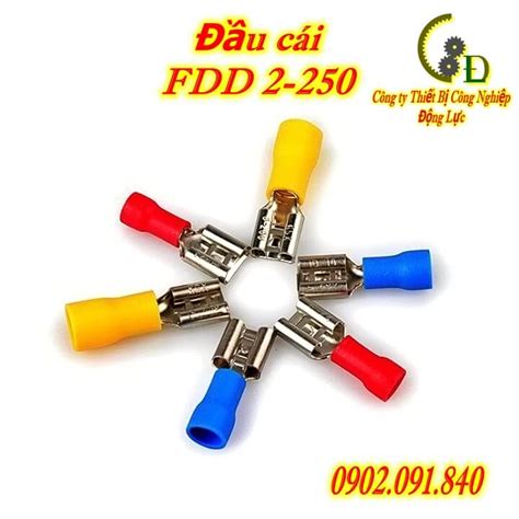 Đầu cos ghim đực cái FDD MDD 2 250 100cáicốt âm dương bọc phủ nhựa