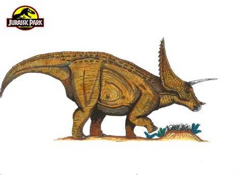 Image - Jurassic Park Triceratops by hellraptor-1-.jpg - Prehistoric ...