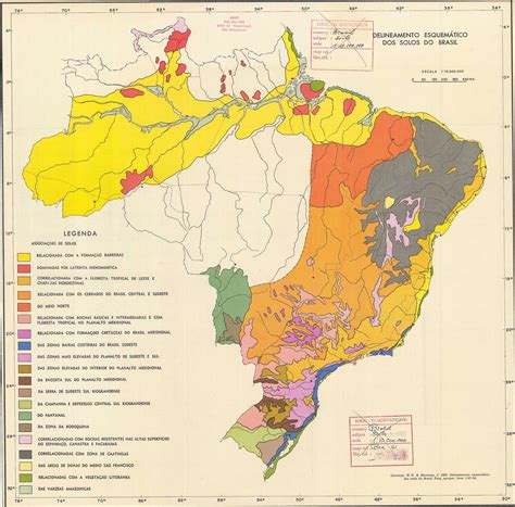 Blog De Geografia Delineamento Esquem Tico Dos Solos Do Brasil Mapa