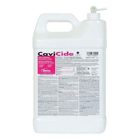 Cavicide Surface Disinfectant Liquid 2 5l Gallon Artofit