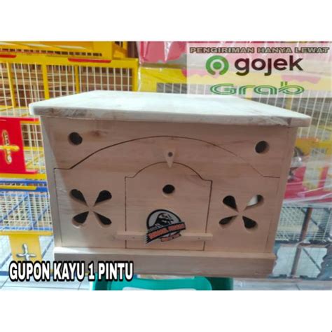 Jual KANDANG PAGUPON GUPON ENGKEL KAYU MODEL BUKA BURUNG MERPATI DARA