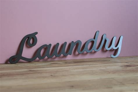 Laundry Metal Sign Laundry Room Sign Metal Wall Art Steel Etsy