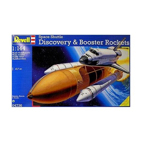 Maquette Navette Spatiale Discovery Avec Ses Fusees Booster Francis