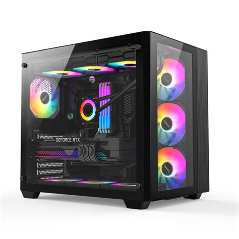 Gabinete Gamer Hyrax Tower Hgb Preto Atx Lateral E Frontal Vidro