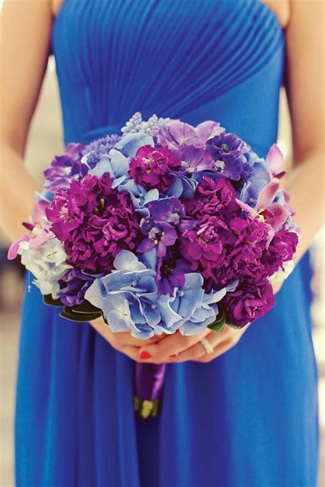 Stunning Wedding Bouquets Part Belle The Magazine Purple