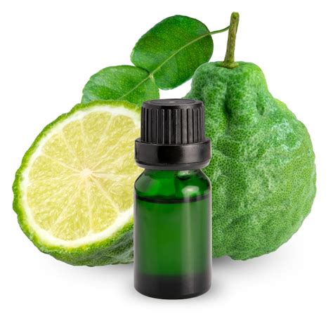 Premium Photo Bergamot Essential Oil And Fresh Bergamot With Leaves