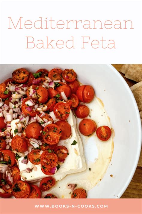 Mediterranean Baked Feta ⋆ Books N Cooks