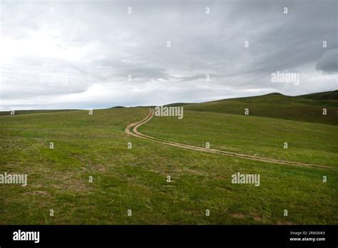 Mongolian Steppe Mongolia Stock Photo Alamy