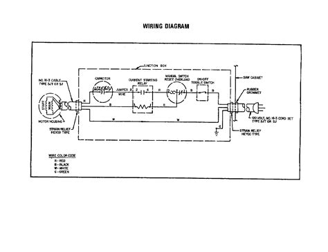 Craftsman Table Saw Switch Wiring Diagram