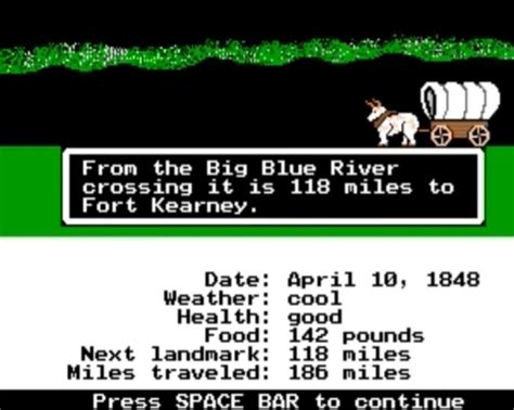 Play Oregon Trail game online in your browser - Ms-DOS games