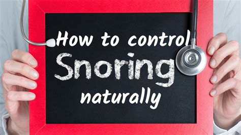 How To Control Snoring Naturally Letslive