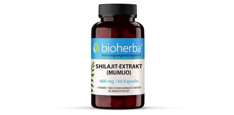 Shilajit Extrakt Mumijo Mg Kapseln Pro Bioherba