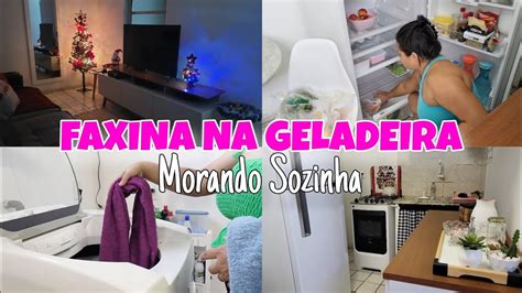 Vlog ROTINA MORANDO SOZINHA FAXINA PESADA E COMPLETA NA GELADEIRA