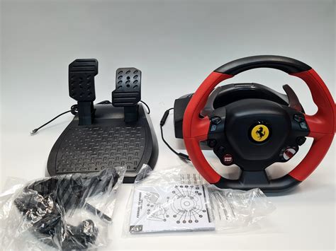 Lot A Racing Wheel Marked Thrustmaster Ferrari Spider Racing