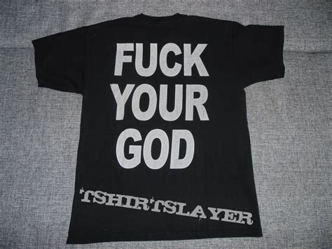 Cradle Of Filth ‎ Fuck Your God Tshirtslayer Tshirt And Battlejacket