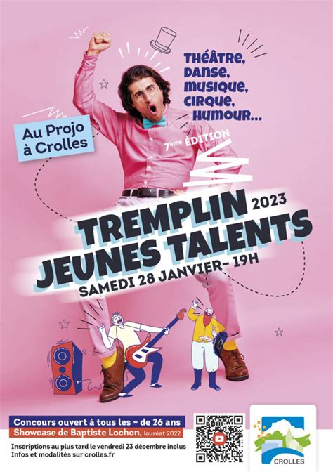 Inscriptions Au Tremplin Jeunes Talents 2023 Ville De Crolles